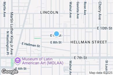 Map image of the property - 1400 E 9th St