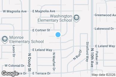Map image of the property - 345 E Lemmon Way