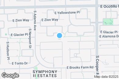 Map image of the property - 1708 E Kaibab Dr