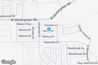 Map image of the property - 1738 Oneal St