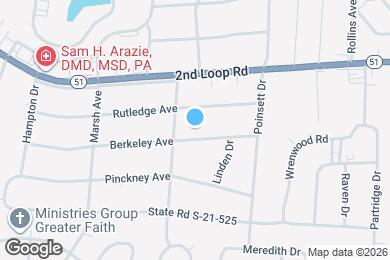 Map image of the property - 1167 Berkeley Ave