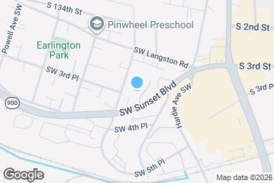 Map image of the property - 325 Lind Ave SW