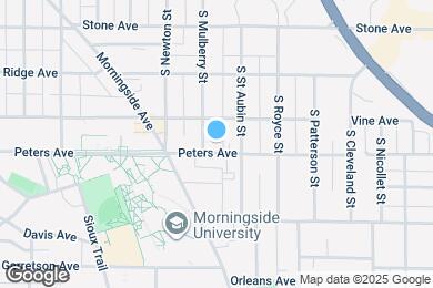 Map image of the property - 3907 Peters Ave