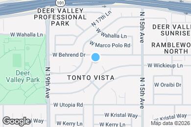 Map image of the property - 1713 W Oraibi Dr
