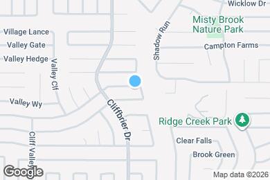 Map image of the property - 9106 Valley Ridge