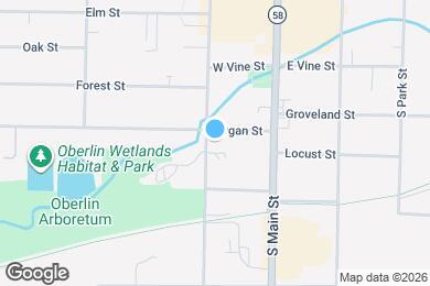 Map image of the property - 195 S Professor St