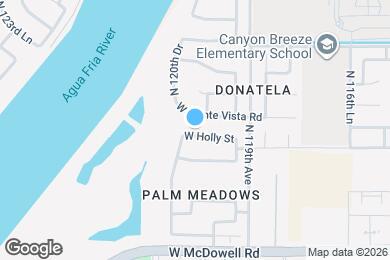 Map image of the property - 12014 W Holly St