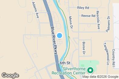 Map image of the property - 722 Blue River Pkwy