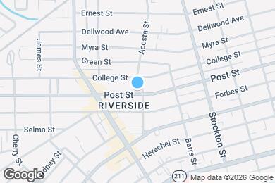 Map image of the property - 2627 Post St