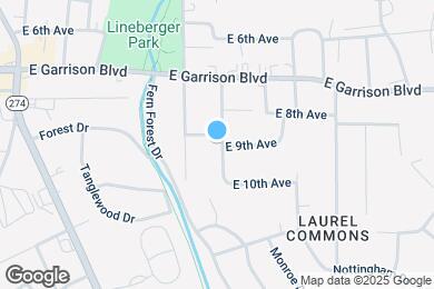Map image of the property - 931 S Church St