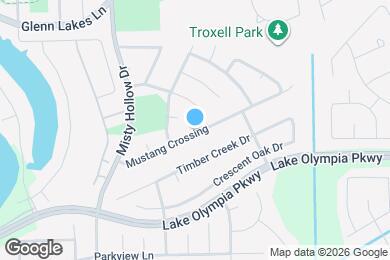 Map image of the property - 1714 Mustang Crossing