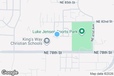 Map image of the property - 3509 NE 80th St
