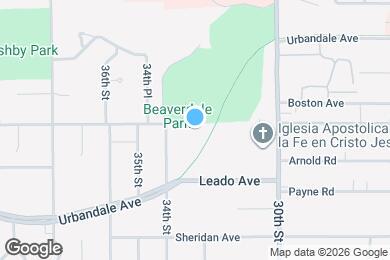 Map image of the property - 3300 Adams Ave