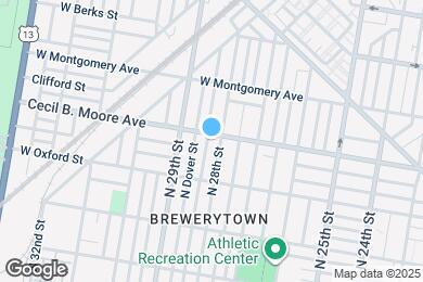 Map image of the property - 2808 Cecil B Moore Ave