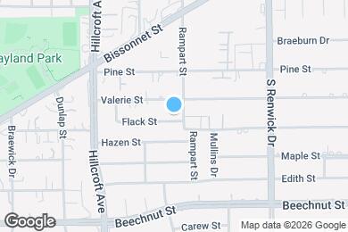 Map image of the property - 5604 Flack Dr