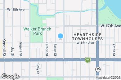 Map image of the property - 5631 W 16th Ave