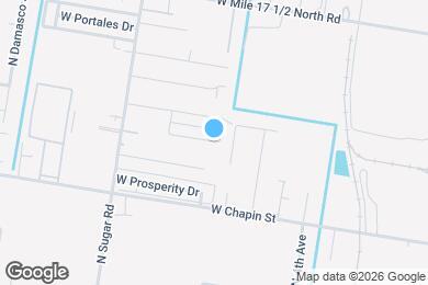 Map image of the property - 1200 W Sucre Dr