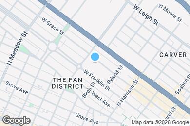 Map image of the property - 1123-25-27 West Grace Street