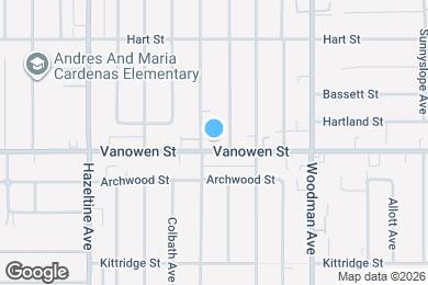 Map image of the property - 13855 Vanowen St