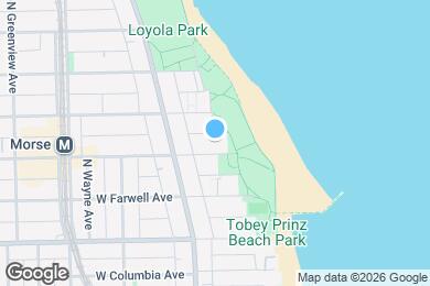 Map image of the property - 1126 W Morse Ave