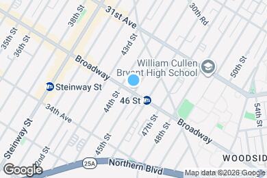 Map image of the property - 44-19 Broadway