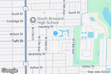 Map image of the property - Hollywood Apartments