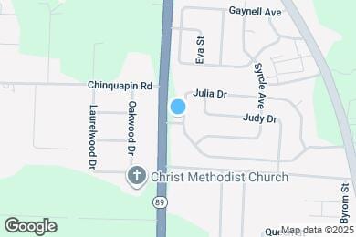 Map image of the property - 6500 Julia Dr