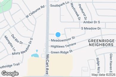 Map image of the property - 3400 Meadowmoor St