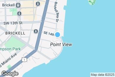 Map image of the property - 1402 Brickell Bay Dr