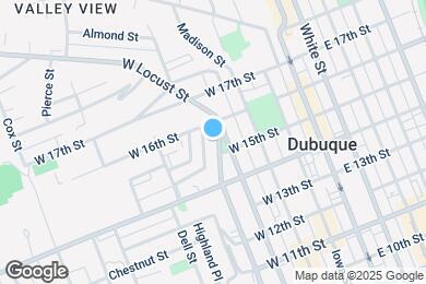 Map image of the property - 1535 Bluff St