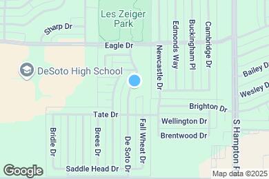 Map image of the property - 544 De Soto Dr