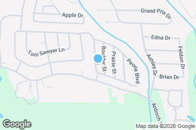 Map image of the property - 406 Peoria Blvd