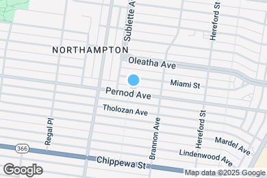 Map image of the property - 5247 Pernod Ave