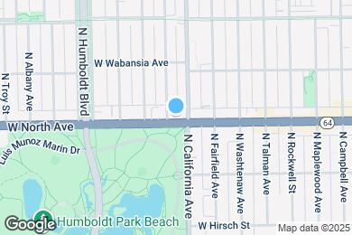 Map image of the property - 2814 W North Ave