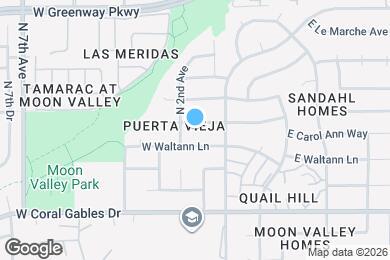 Map image of the property - 101 W Tierra Buena Ln
