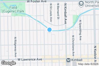 Map image of the property - 4948 N St Louis Ave