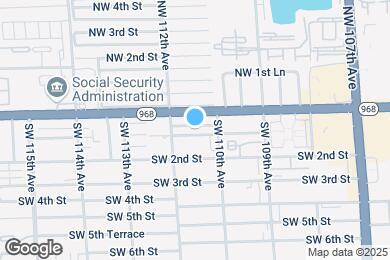 Map image of the property - 11195 SW 1st St