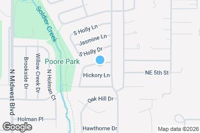 Map image of the property - 1100 Sycamore Dr