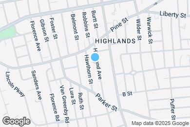 Map image of the property - 45 Highland Ave