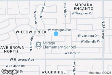 Map image of the property - 3813 W Villa Rita Dr