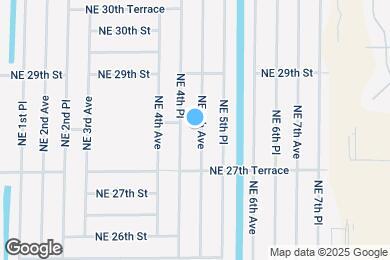 Map image of the property - 2744 NE 5th Ave