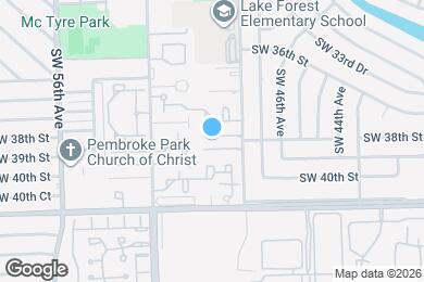 Map image of the property - 3856 SW 48th Ave