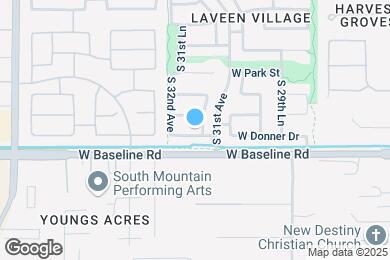 Map image of the property - 3112 West Donner Dr