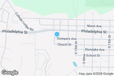 Map image of the property - 1606 Gompers Ave