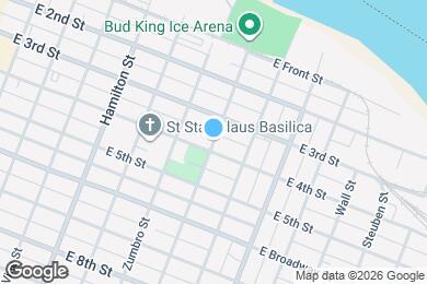 Map image of the property - 702 E 4th St