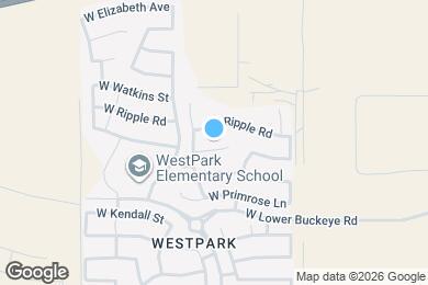 Map image of the property - 25644 W Magnolia St