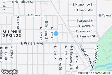 Map image of the property - 8408 N 17th St