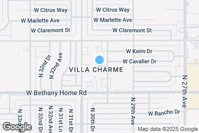 Map image of the property - 6114 N 30th Ave
