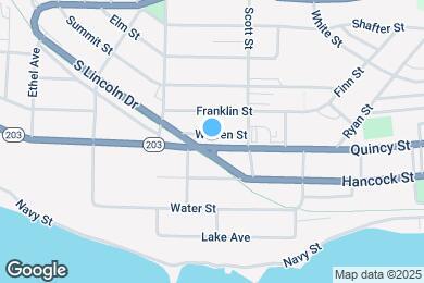 Map image of the property - 723 Quincy St