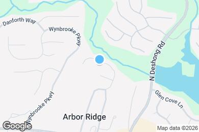 Map image of the property - 553 Arbor Ridge Dr